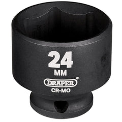 Draper HI-TORQ® Metric Impact Socket, 3/8" Sq. Dr., 24mm 20175