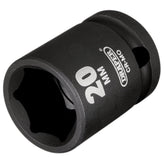 Draper Hi-TORQ® Impact Socket, 1/2" Sq. Dr., 20mm 20184