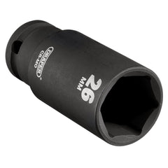 Draper HI-TORQ® Metric Deep Impact Socket, 1/2" Sq. Dr., 26mm 20193