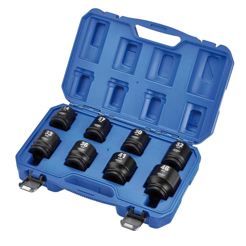 Draper HI-TORQ® Metric Impact Socket Set, 3/4" Sq. Dr. (8 Piece) 20206