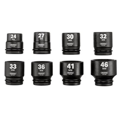 Draper HI-TORQ® Metric Impact Socket Set, 3/4" Sq. Dr. (8 Piece) 20206
