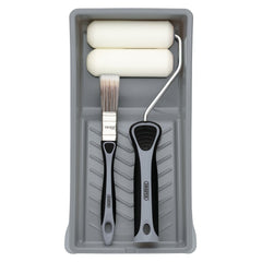 Draper High-Density Foam Paint Roller and Brush Set with Soft Grip (5 Piece) 20797