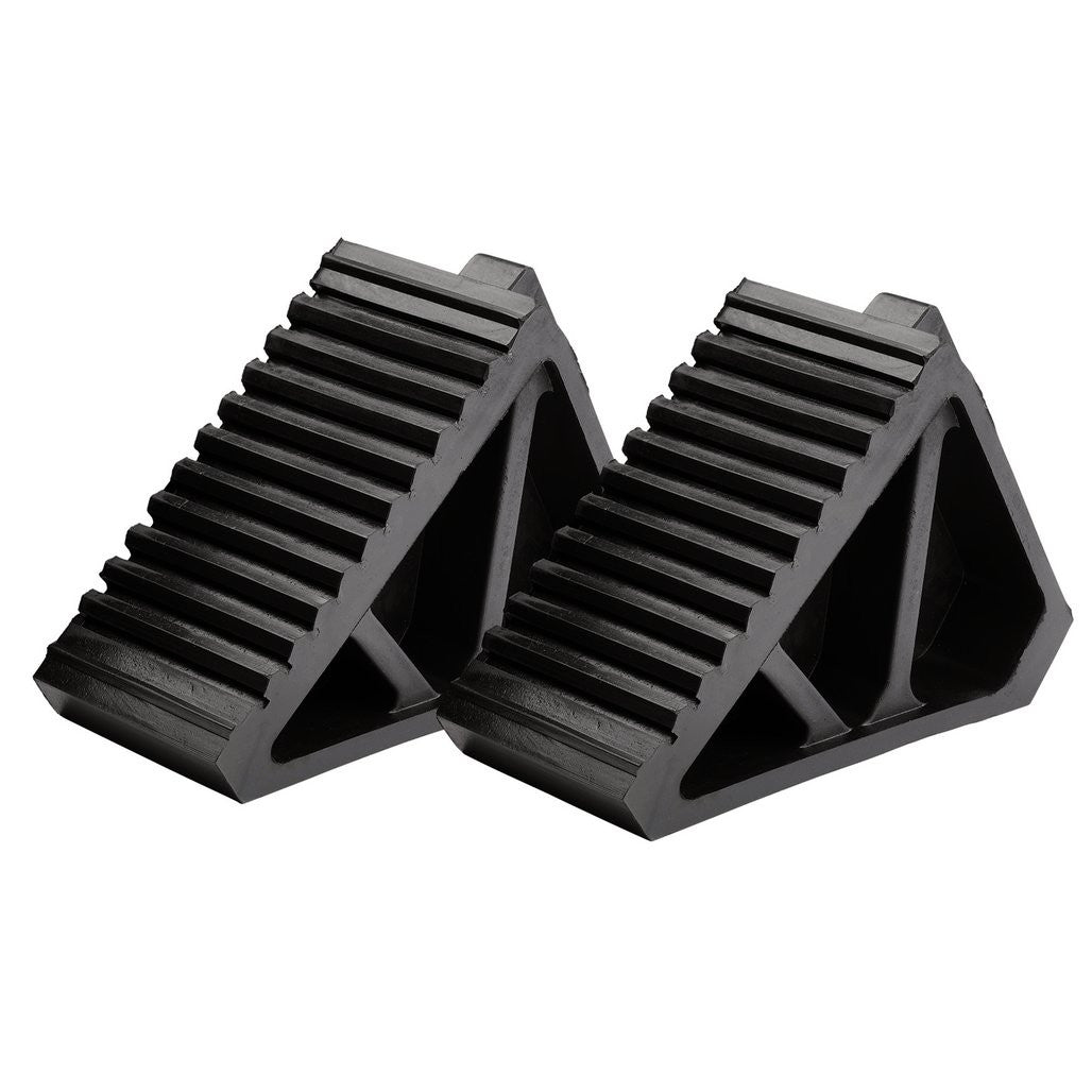 Draper Rubber Wheel Chocks, 6 Tonne (Pair) 21132