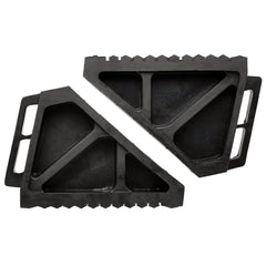 Draper Rubber Wheel Chocks, 6 Tonne (Pair) 21132