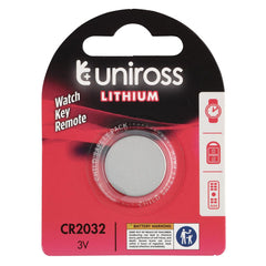 Draper Uniross Lithium Coin Cell CR2032 Battery 21595