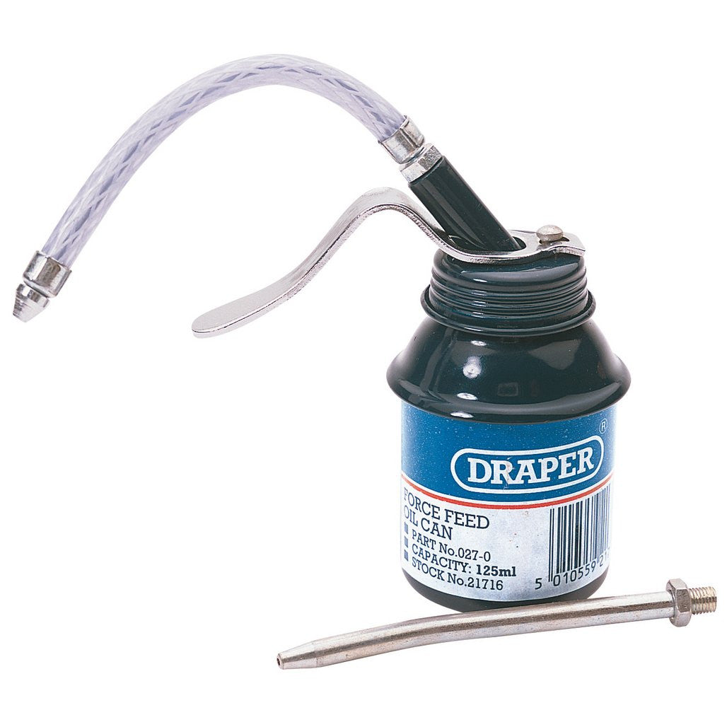 Draper Force Feed Oil Can, 125ml 21716