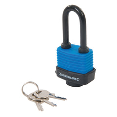 Silverline Weather-Resistant Padlock Long Shackle 218458