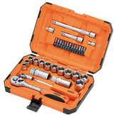 Draper HI-TORQ® 6 Point Socket Set, 1/4" and 3/8" (34 Piece) 22110