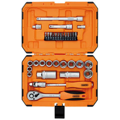 Draper HI-TORQ® 6 Point Socket Set, 1/4" and 3/8" (34 Piece) 22110