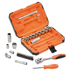 Draper HI-TORQ® 6 Point Socket Set, 1/4" and 3/8" (34 Piece) 22110