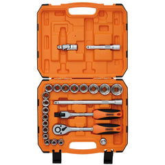 Draper HI-TORQ® 6 Point Socket Set, 1/2" (24 Piece) 22112