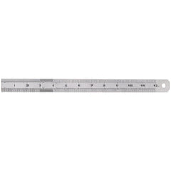 Draper Expert Stainless Steel Rule, 300mm, 12" 22671