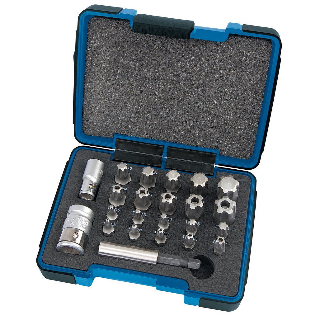 Draper Expert TX-STAR® 1/4, Plus Bit Set, 3/8" Sq. Dr. (23 Piece) 23241