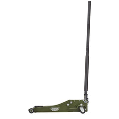 Draper Expert Professional Low Profile Fast Lift Garage Trolley Jack, 3 Tonne, Green 23817