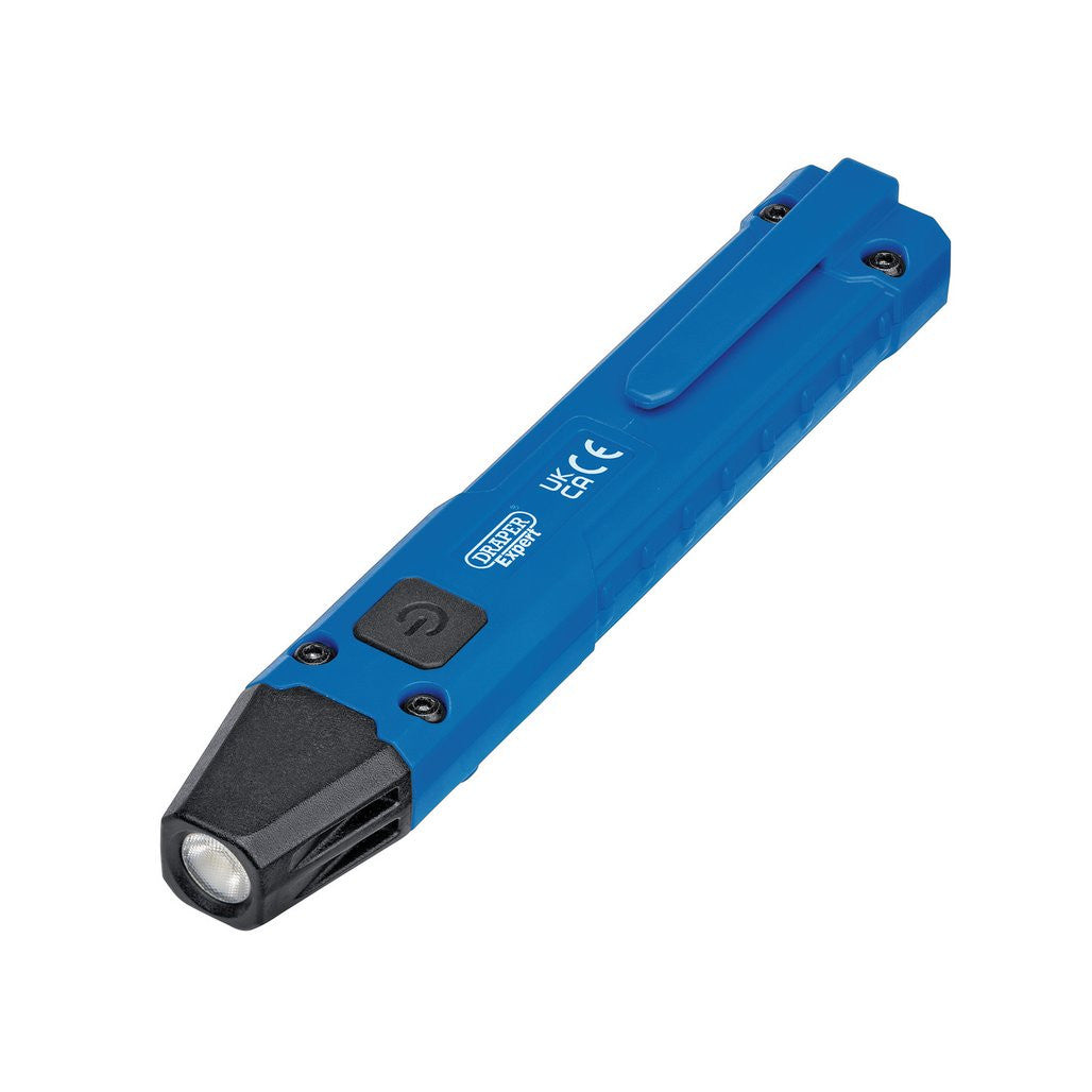 Draper Draper Expert SMD LED Wireless/USB Rechargeable Pen Light, 5W, 250 Lumens, USB-C Cable Supplied