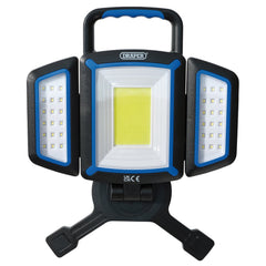 Draper COB SMD Rechargeable Work Light and Powerbank, 18W, 2000 Lumens, USB-C Cable Supplied