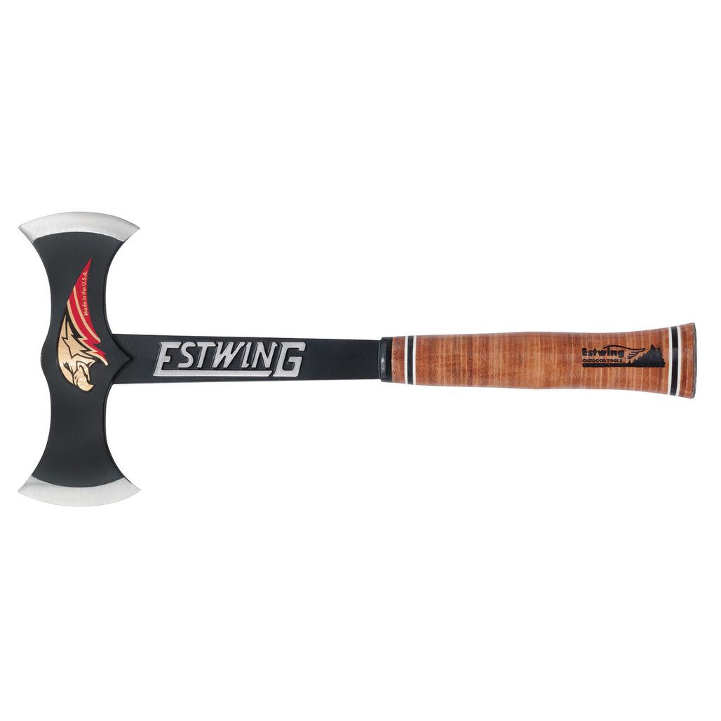 Draper Estwing EDBA Black Eagle Double Bit Axe with Leather Grip, 17" 24057