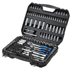Draper HI-TORQ® Metric Socket and Bit Set, 1/4", 3/8" and 1/2" Sq. Dr. (188 Piece) 24231