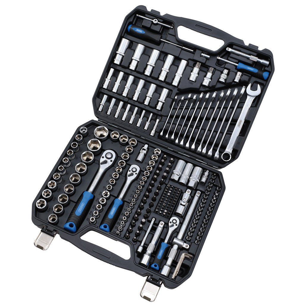 Draper HI-TORQ® Metric Socket and Bit Set, 1/4", 3/8" and 1/2" Sq. Dr. (219 Piece) 24232