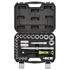 Draper HI-TORQ® Metric Socket Set, 1/2" Sq. Dr. (27 Piece) 24234