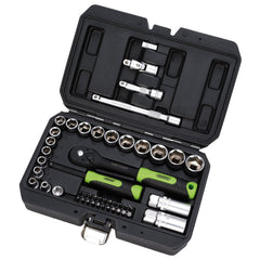 Draper HI-TORQ® Metric Socket and Bit Set, 1/4" and 3/8" Sq. Dr. (48 Piece) 24235