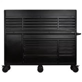 BUNKER 25 Drawer Combined Roller Cabinet and Tool Chest 72" Black 24253