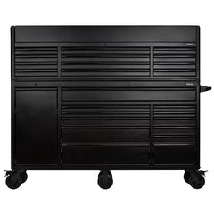 BUNKER 25 Drawer Combined Roller Cabinet and Tool Chest 72" Black 24253