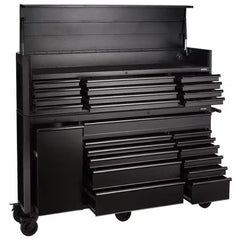 BUNKER 25 Drawer Combined Roller Cabinet and Tool Chest 72" Black 24253