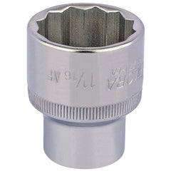 Draper Elora Bi-Hexagon Socket, 1/2" Sq. Dr., 1 1/16" 24484