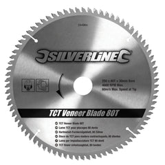 Silverline TCT Veneer Blade 80T 244964