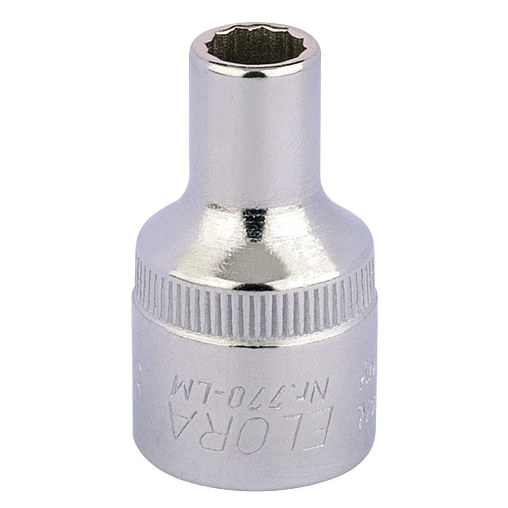 Draper Elora Bi-Hexagon Socket, 1/2" Sq. Dr., 8mm 24533