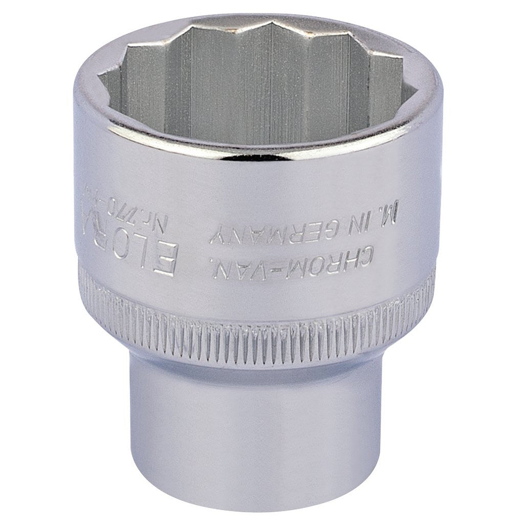 Draper Elora Bi-Hexagon Socket, 1/2" Sq. Dr., 30mm 24757