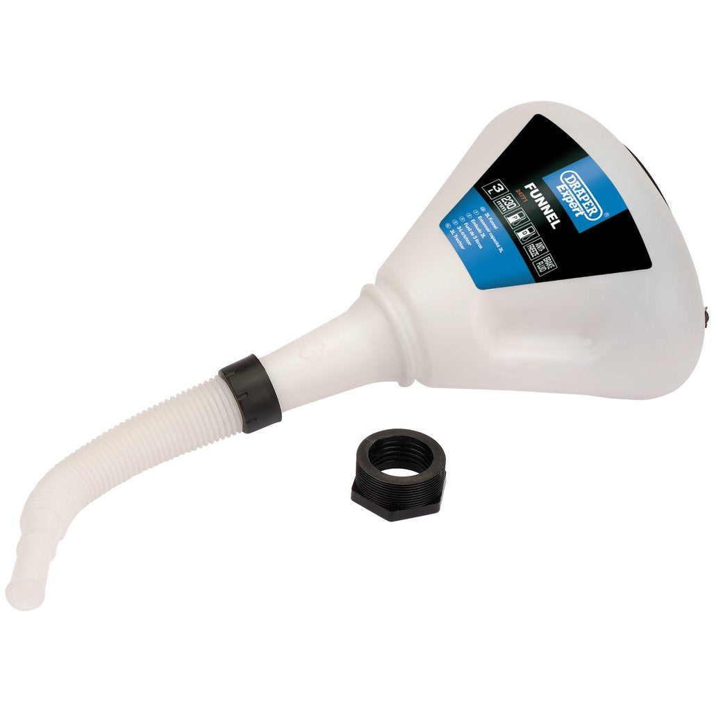 Draper Expert Polypropylene Funnel, 230mm, 3L 24771