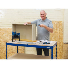 Draper Steel Workbench, 1200 x 600 x 900mm 24912