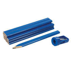 Silverline Carpenters Pencils & Sharpener Set 13pce 250227