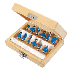 Silverline 8mm TCT Router Bit Set 12pce 251678