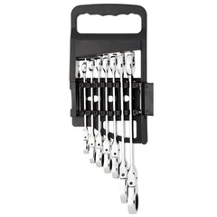 Draper HI-TORQ® Metric Flexible Head Ratcheting Combination Spanner Set (7 Piece) 25396