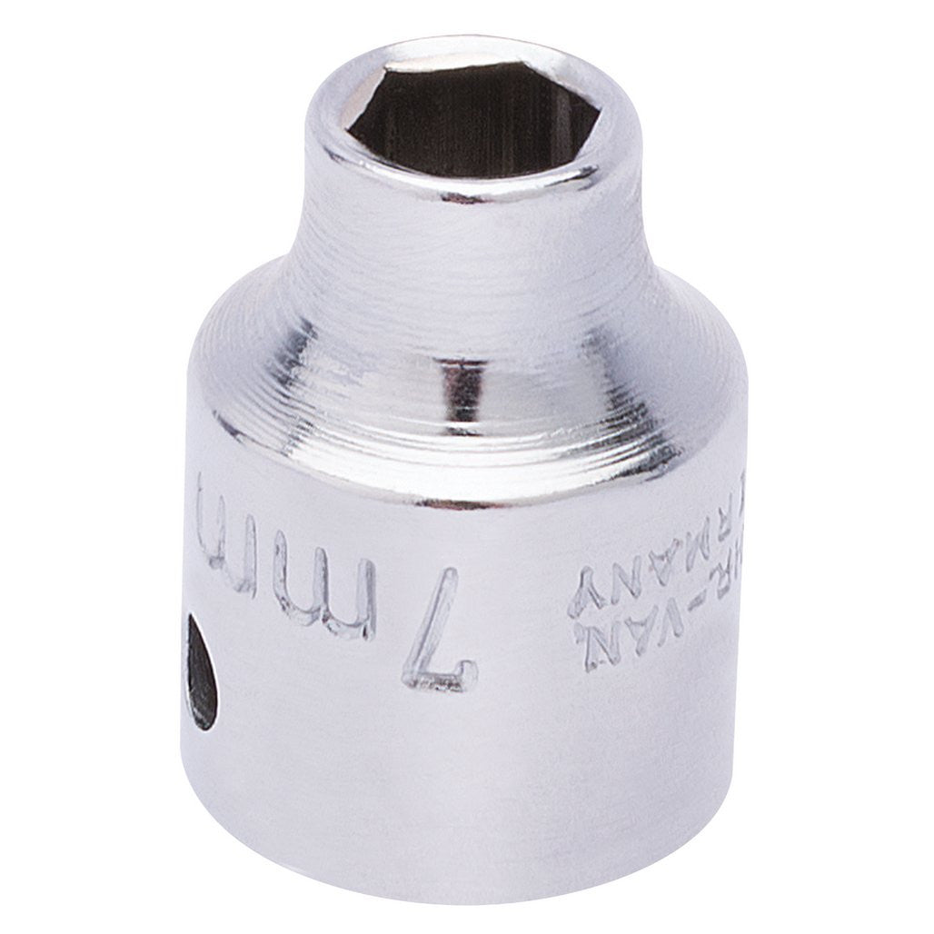 Draper Elora Bi-Hexagon Socket, 3/8" Sq. Dr., 7mm 25838