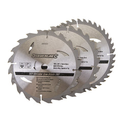 Silverline TCT Circular Saw Blades 20, 24, 40T 3pk 260333