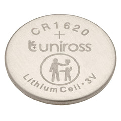 Draper Uniross Lithium Coin Cell CR1620 Batteries (Pack of 5)