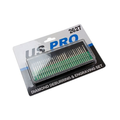 US Pro 30pc Diamond Deburring and Engraving Set 2627