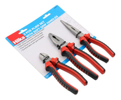 Hilka 3 pce Pliers Set with Soft Grip Handles 26303003