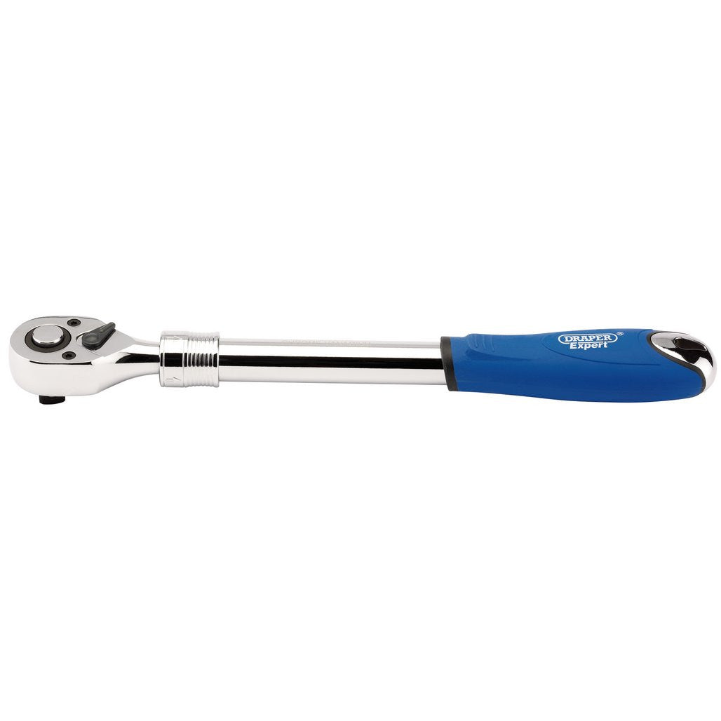 Draper Expert 72 Tooth Extending Reversible Ratchet, 1/2" Sq. Dr. 26800