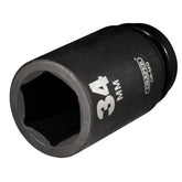 Draper Hi-TORQ® Deep Impact Socket, 3/4" Sq. Dr., 34mm 27142