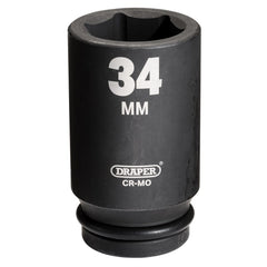 Draper Hi-TORQ® Deep Impact Socket, 3/4" Sq. Dr., 34mm 27142