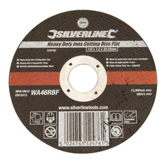 Silverline Heavy Duty Inox Slitting Disc Flat 272787