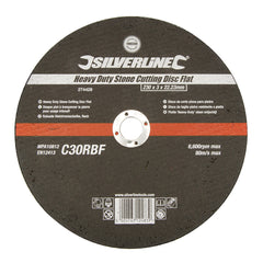 Silverline Heavy Duty Stone Cutting Disc Flat 274428