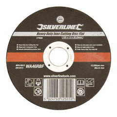 Silverline Heavy Duty Inox Cutting Disc Flat 276598