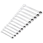 Draper HI-TORQ® Metric Ratchet Combination Spanner Set (12 Piece) 27689