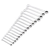 Draper HI-TORQ® Metric Ratchet Combination Spanner Set (16 Piece) 27690